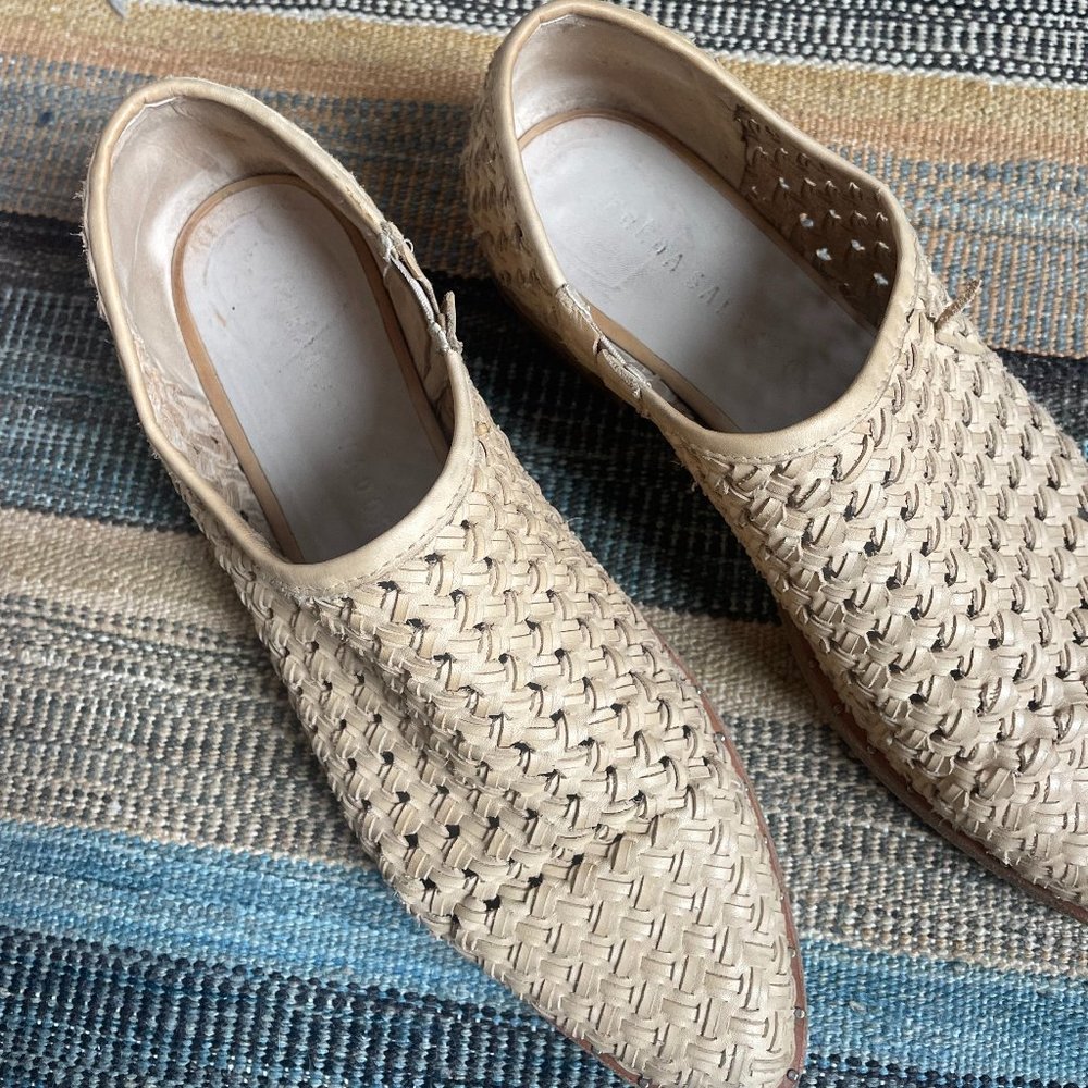 Freda Salvador Woven Flats Tan - Picture 3 of 5